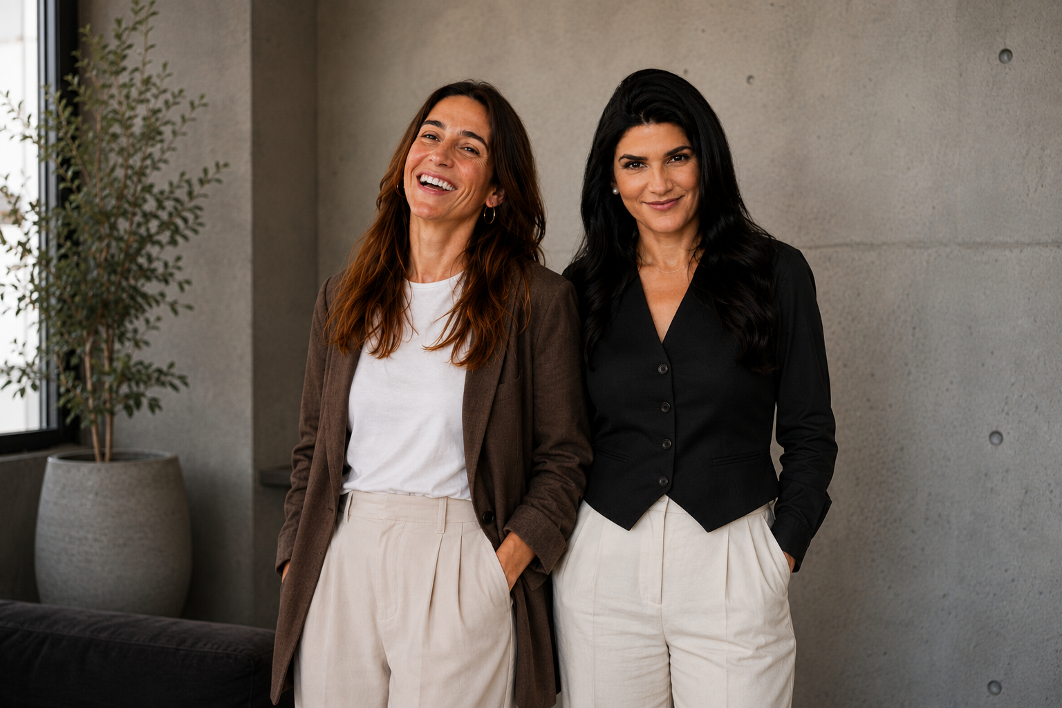 Uyara Assis e Lua Tebet, fundadoras da AT_ Comunicação
